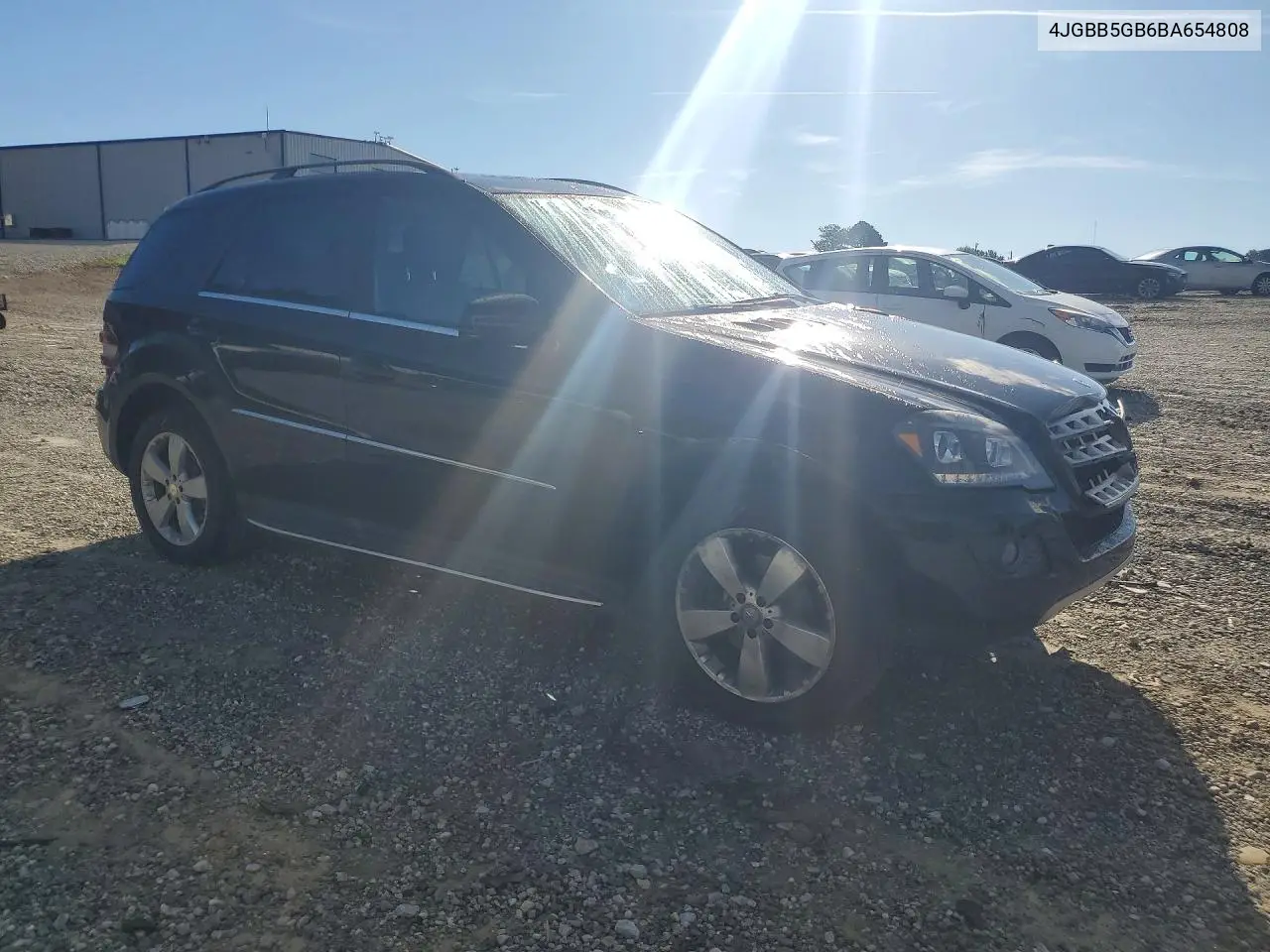 2011 Mercedes-Benz Ml 350 VIN: 4JGBB5GB6BA654808 Lot: 56446876