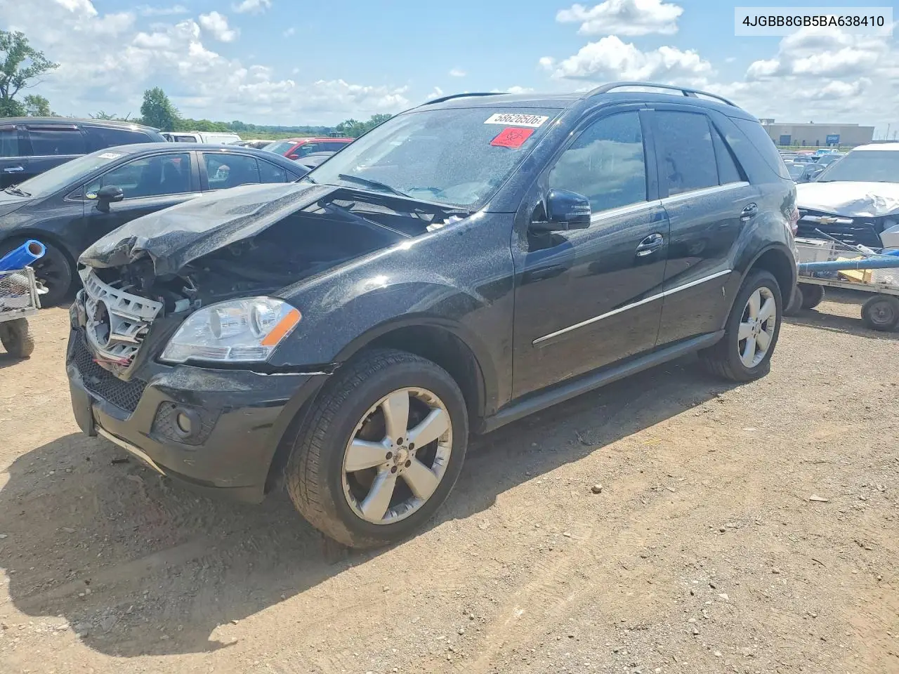 4JGBB8GB5BA638410 2011 Mercedes-Benz Ml 350 4Matic