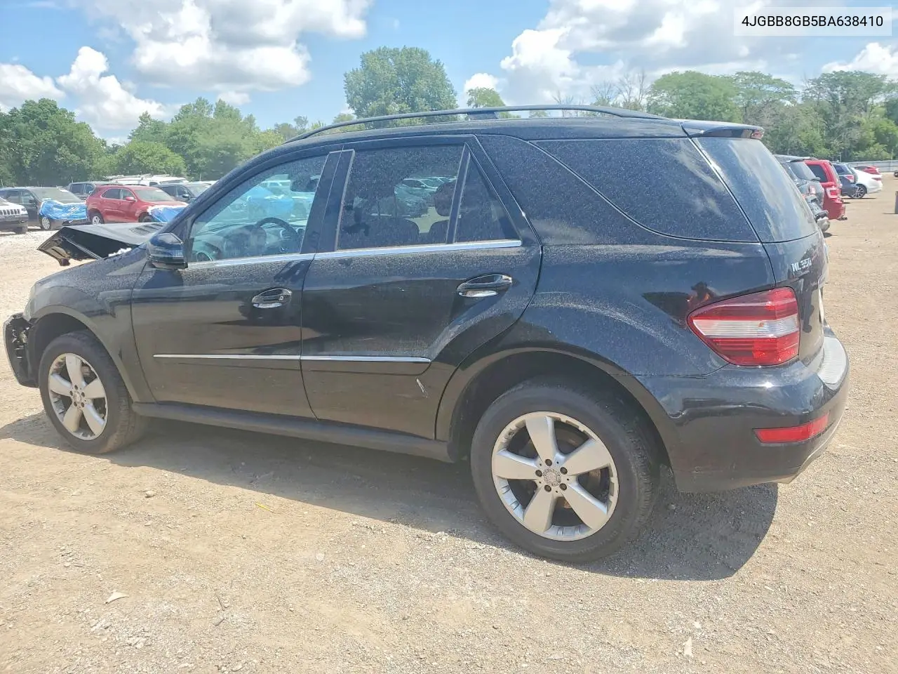 4JGBB8GB5BA638410 2011 Mercedes-Benz Ml 350 4Matic