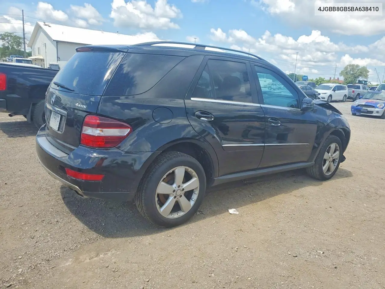 4JGBB8GB5BA638410 2011 Mercedes-Benz Ml 350 4Matic