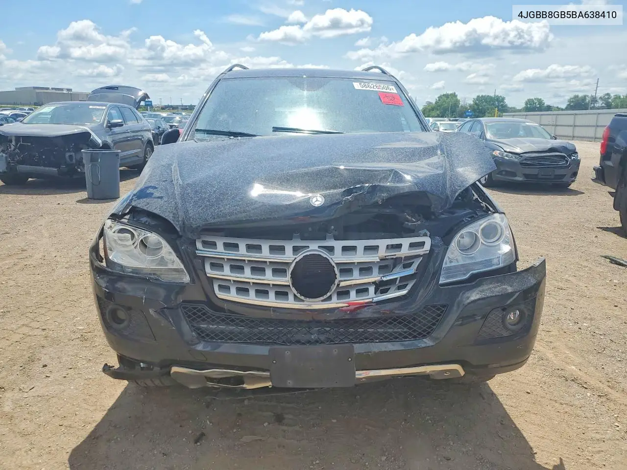 4JGBB8GB5BA638410 2011 Mercedes-Benz Ml 350 4Matic
