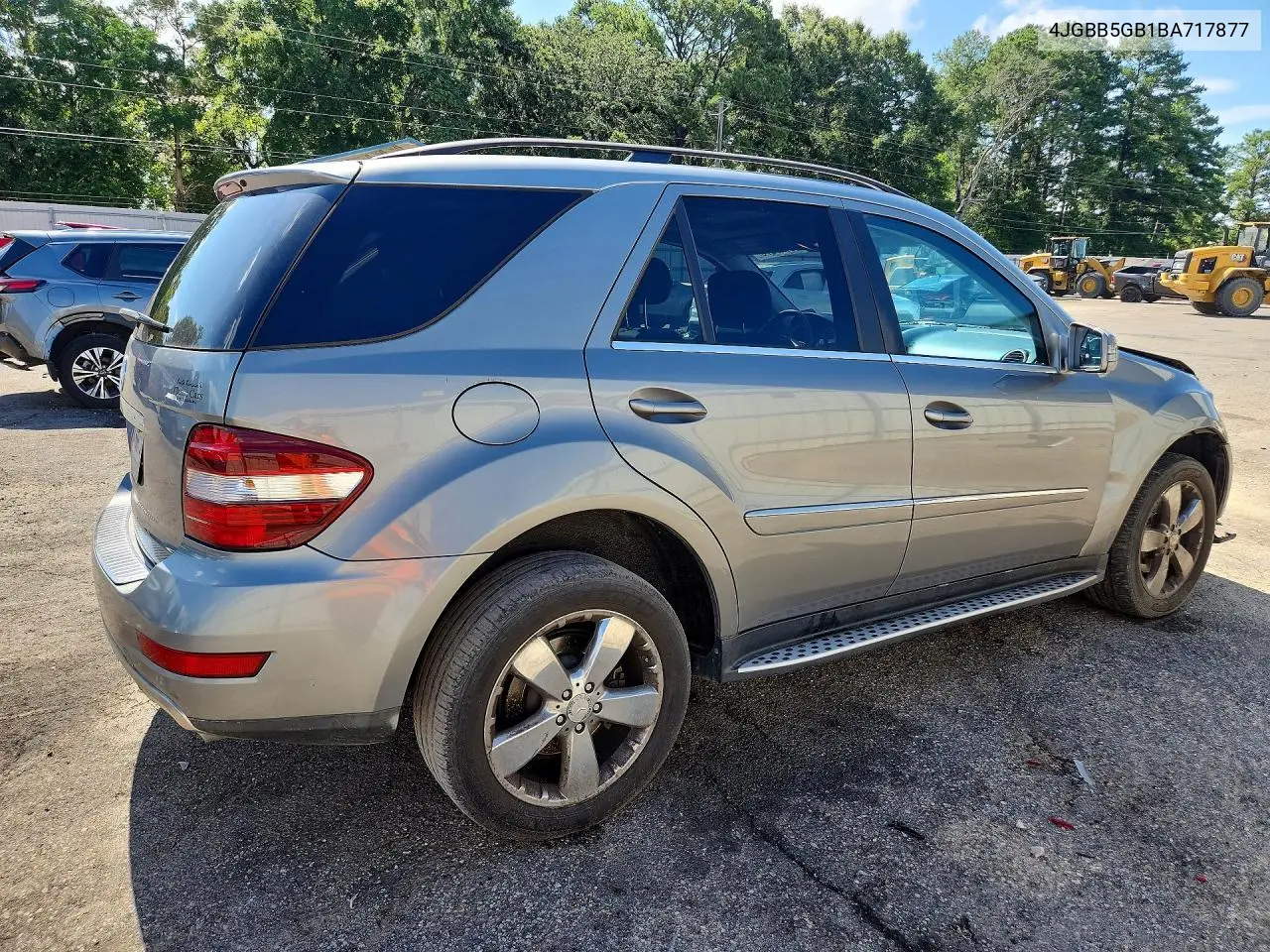 2011 Mercedes-Benz Ml 350 VIN: 4JGBB5GB1BA717877 Lot: 59747276