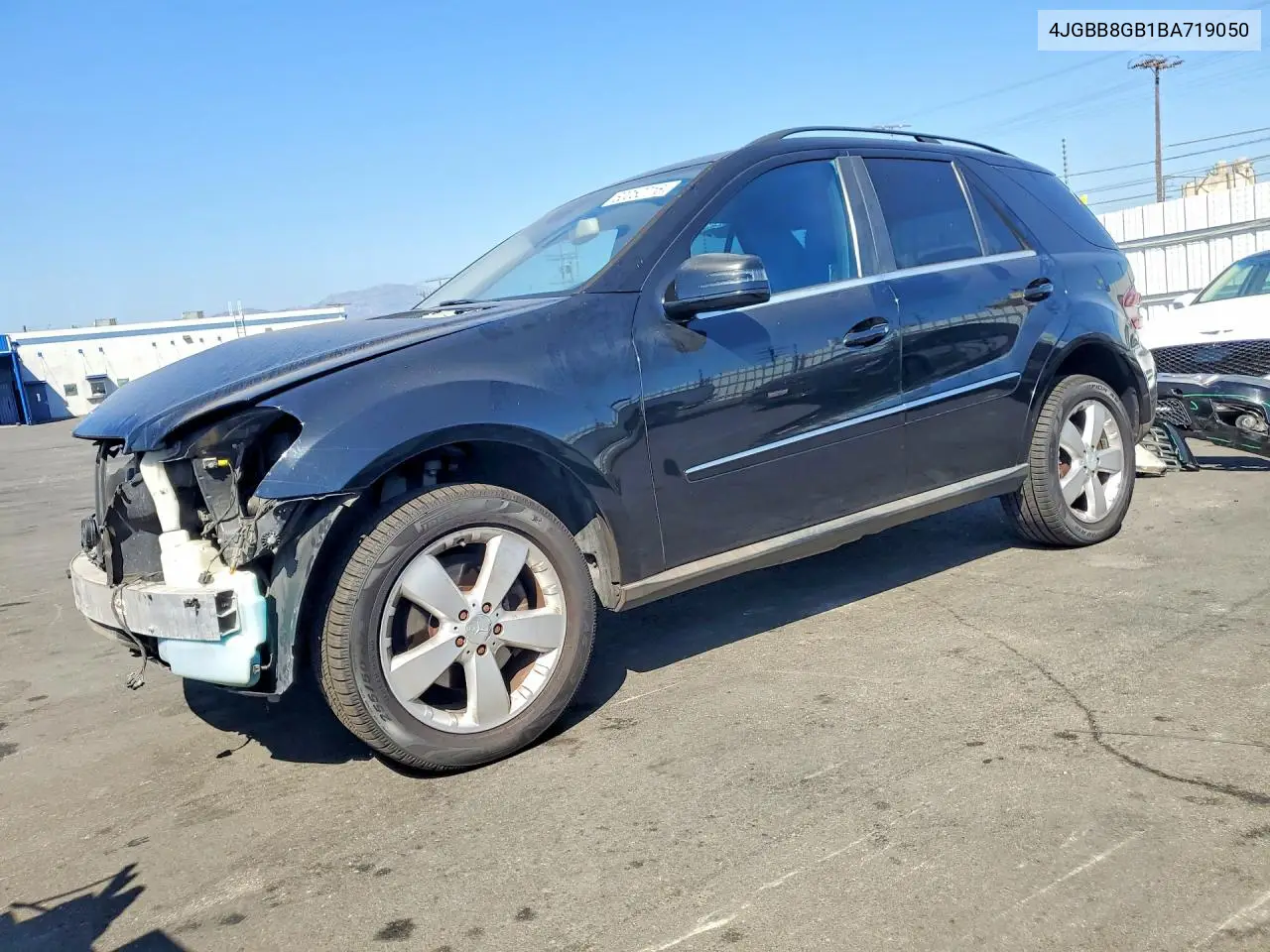 2011 Mercedes-Benz Ml 350 4Matic VIN: 4JGBB8GB1BA719050 Lot: 60052716