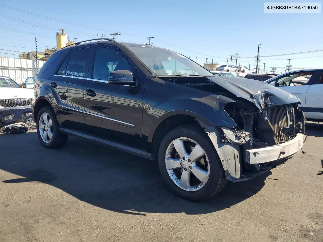 2011 Mercedes-Benz Ml 350 4Matic VIN: 4JGBB8GB1BA719050 Lot: 60052716