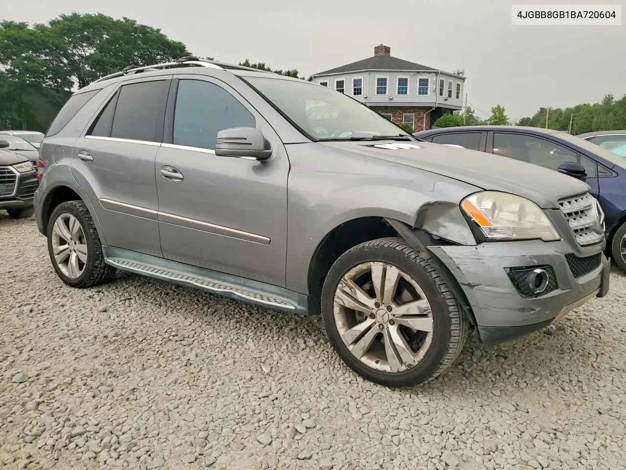 2011 Mercedes-Benz Ml 350 4Matic VIN: 4JGBB8GB1BA720604 Lot: 60382786
