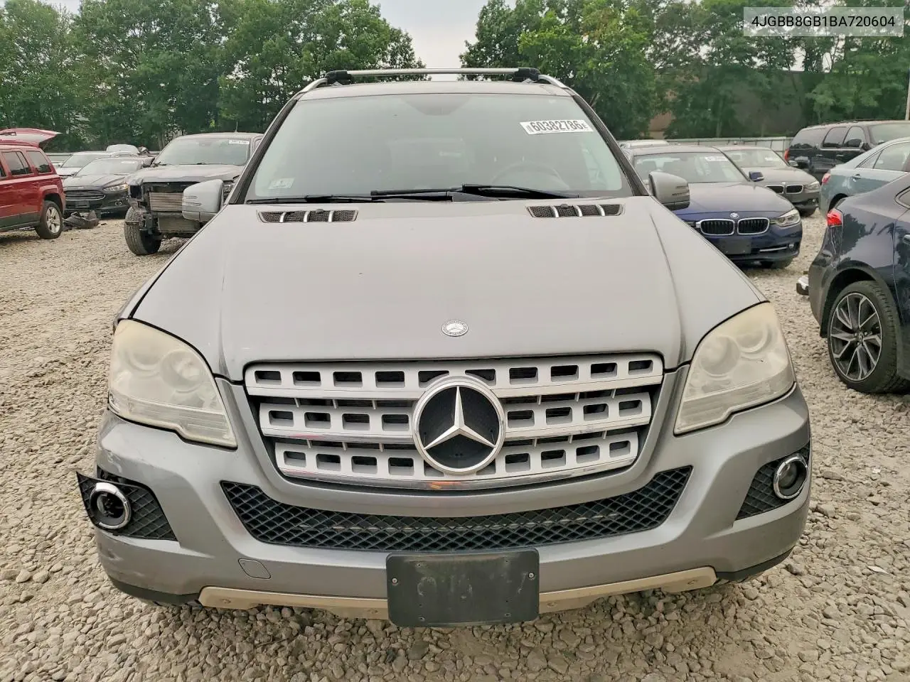 2011 Mercedes-Benz Ml 350 4Matic VIN: 4JGBB8GB1BA720604 Lot: 60382786