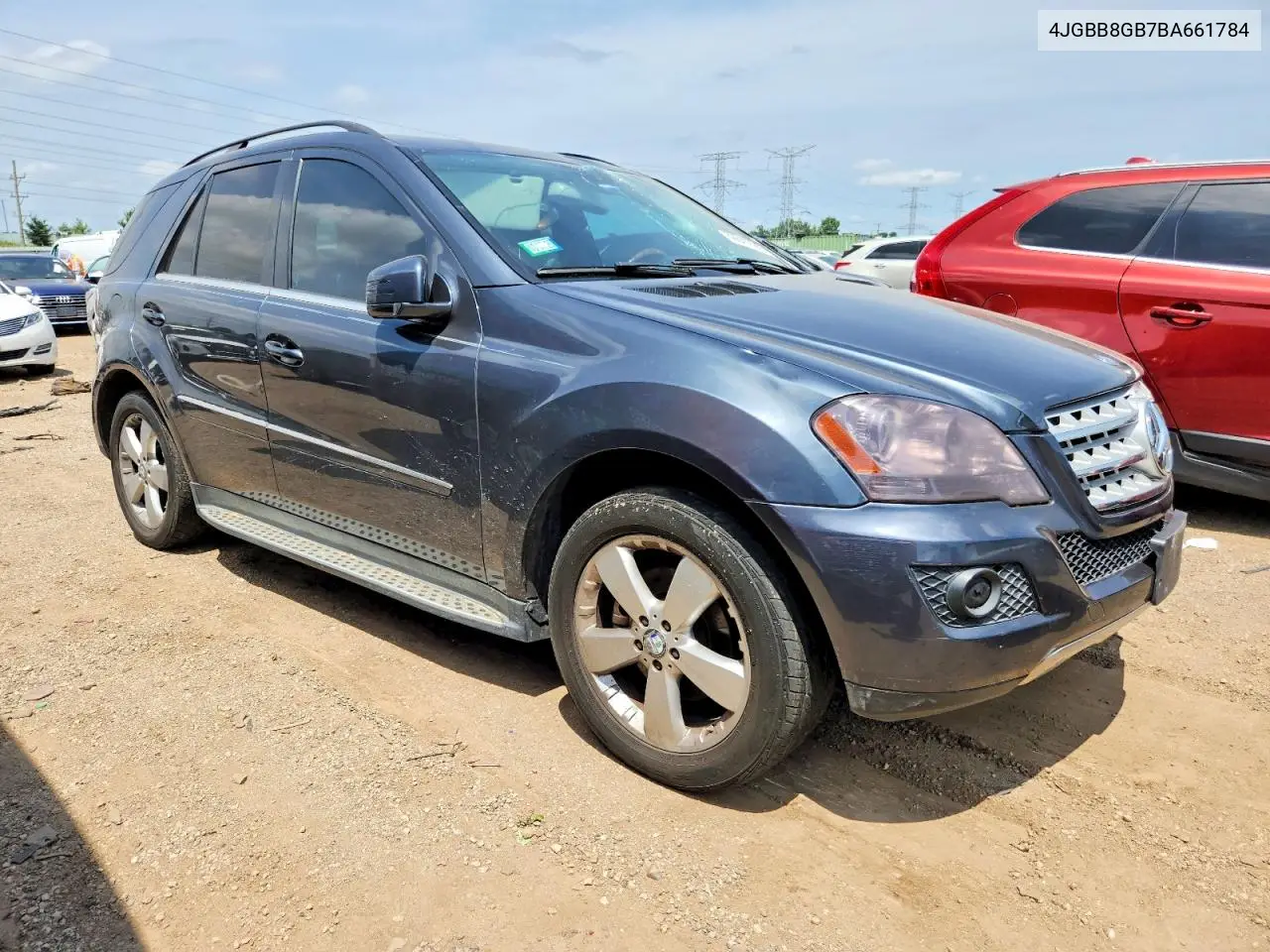 2011 Mercedes-Benz Ml 350 4Matic VIN: 4JGBB8GB7BA661784 Lot: 60841826
