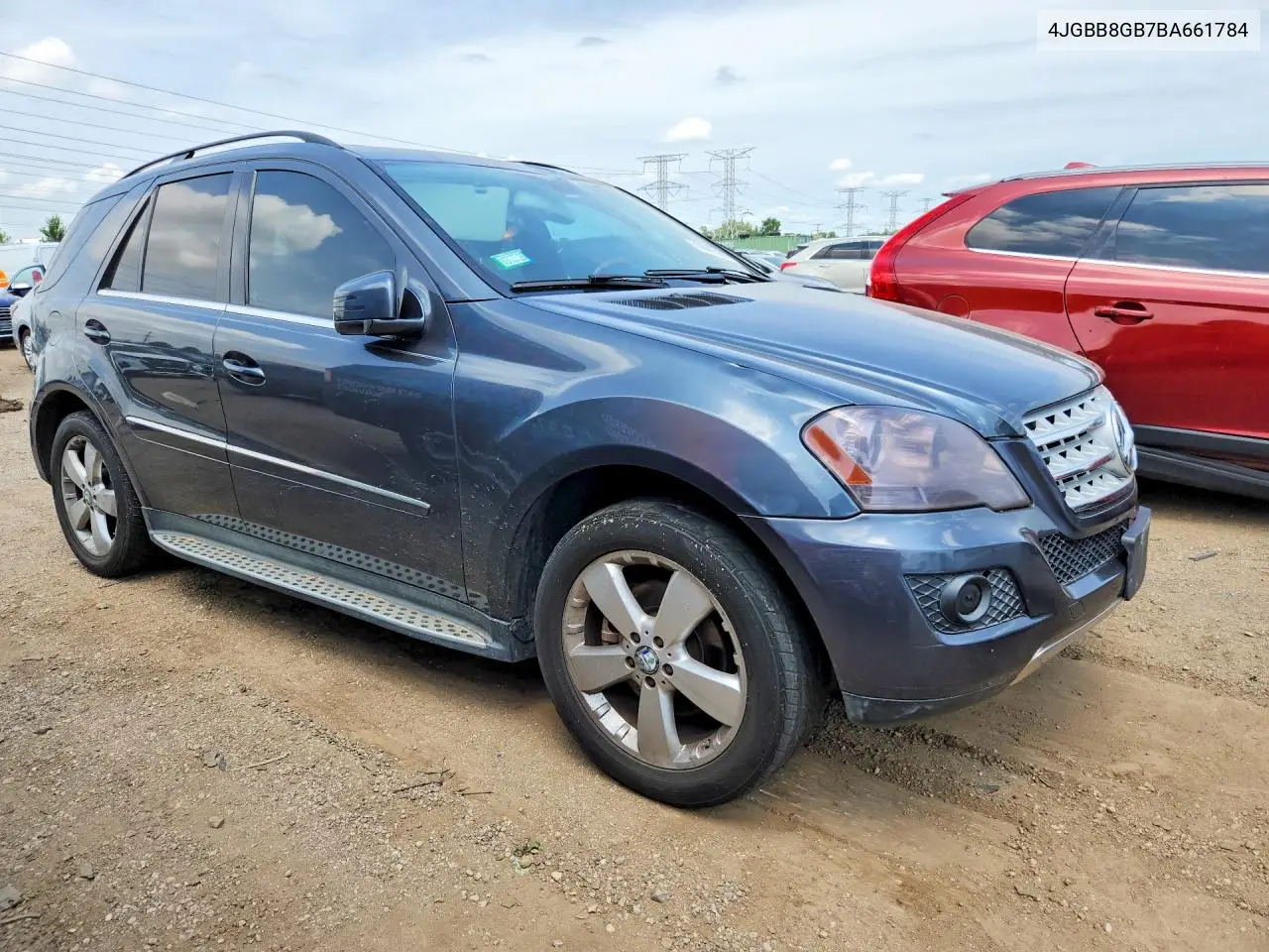 2011 Mercedes-Benz Ml 350 4Matic VIN: 4JGBB8GB7BA661784 Lot: 60841826