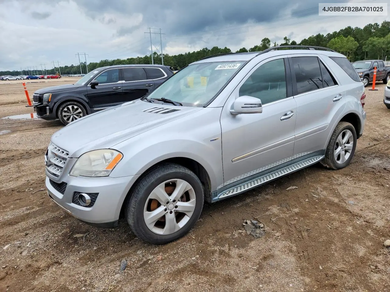2011 Mercedes-Benz Ml 350 Bluetec VIN: 4JGBB2FB2BA701025 Lot: 60921436