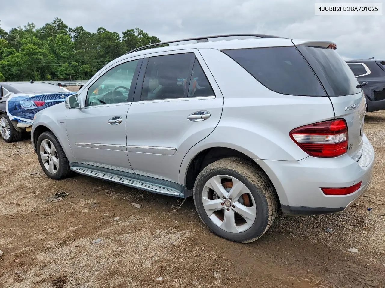 2011 Mercedes-Benz Ml 350 Bluetec VIN: 4JGBB2FB2BA701025 Lot: 60921436