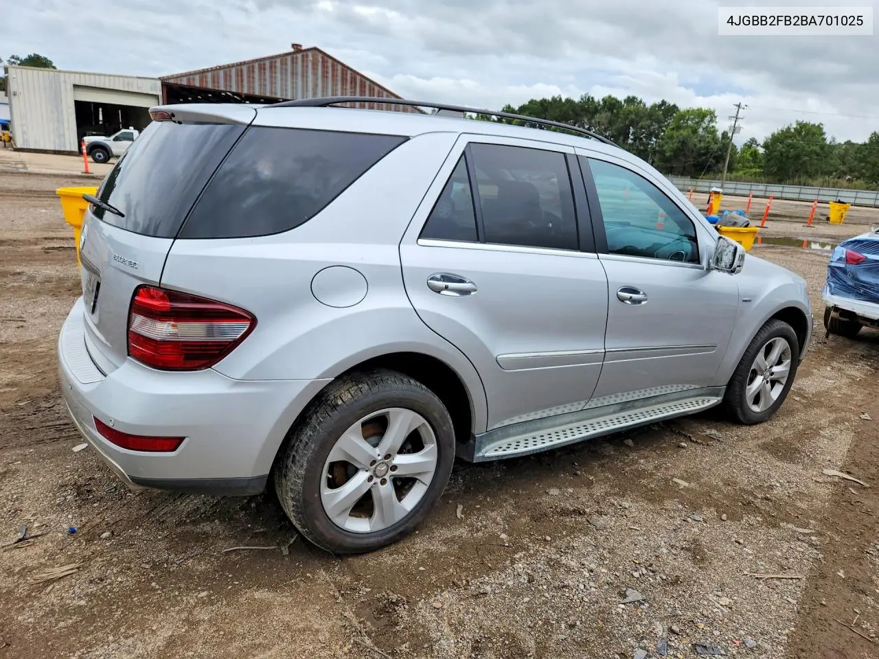 2011 Mercedes-Benz Ml 350 Bluetec VIN: 4JGBB2FB2BA701025 Lot: 60921436