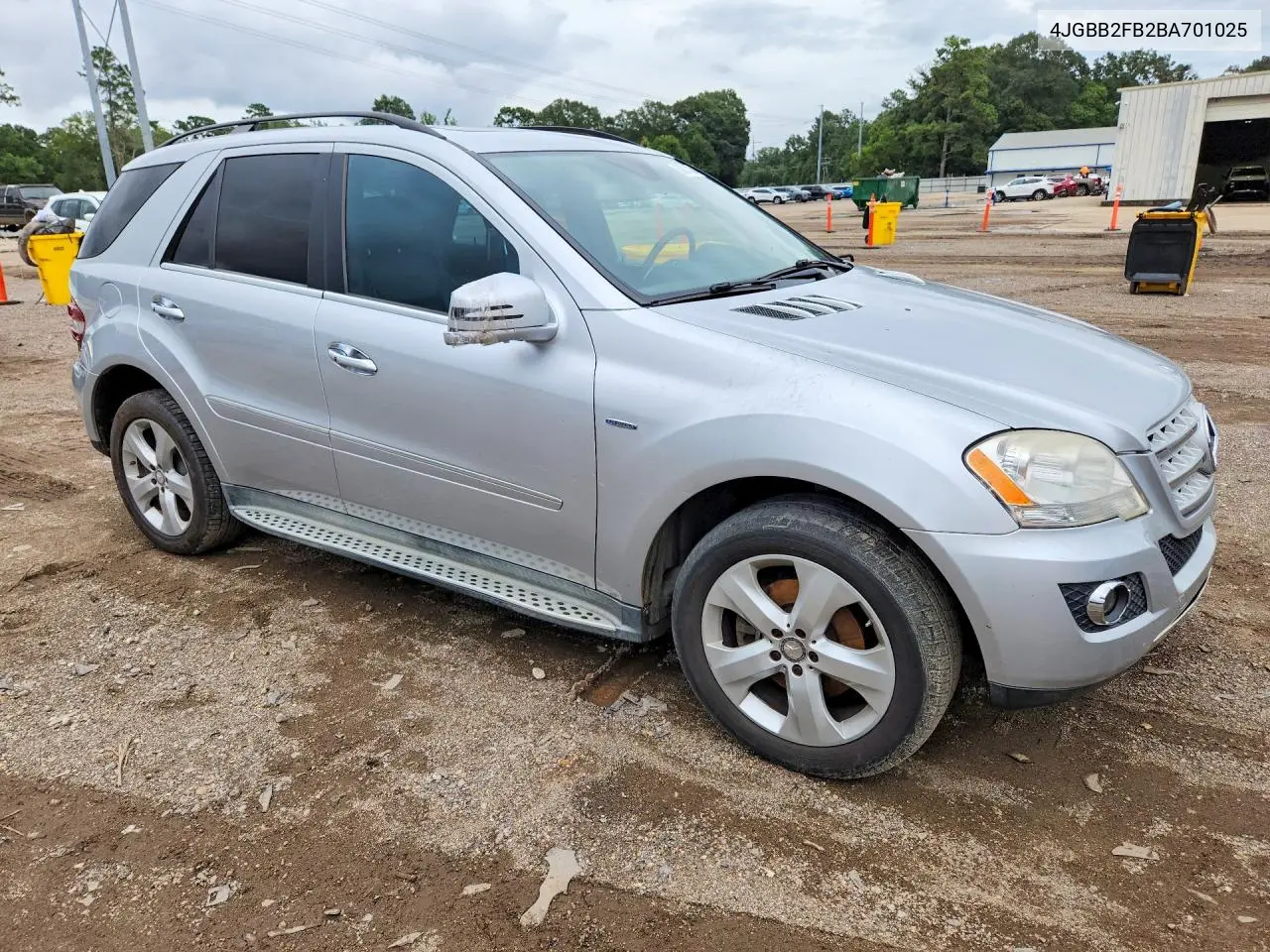 2011 Mercedes-Benz Ml 350 Bluetec VIN: 4JGBB2FB2BA701025 Lot: 60921436