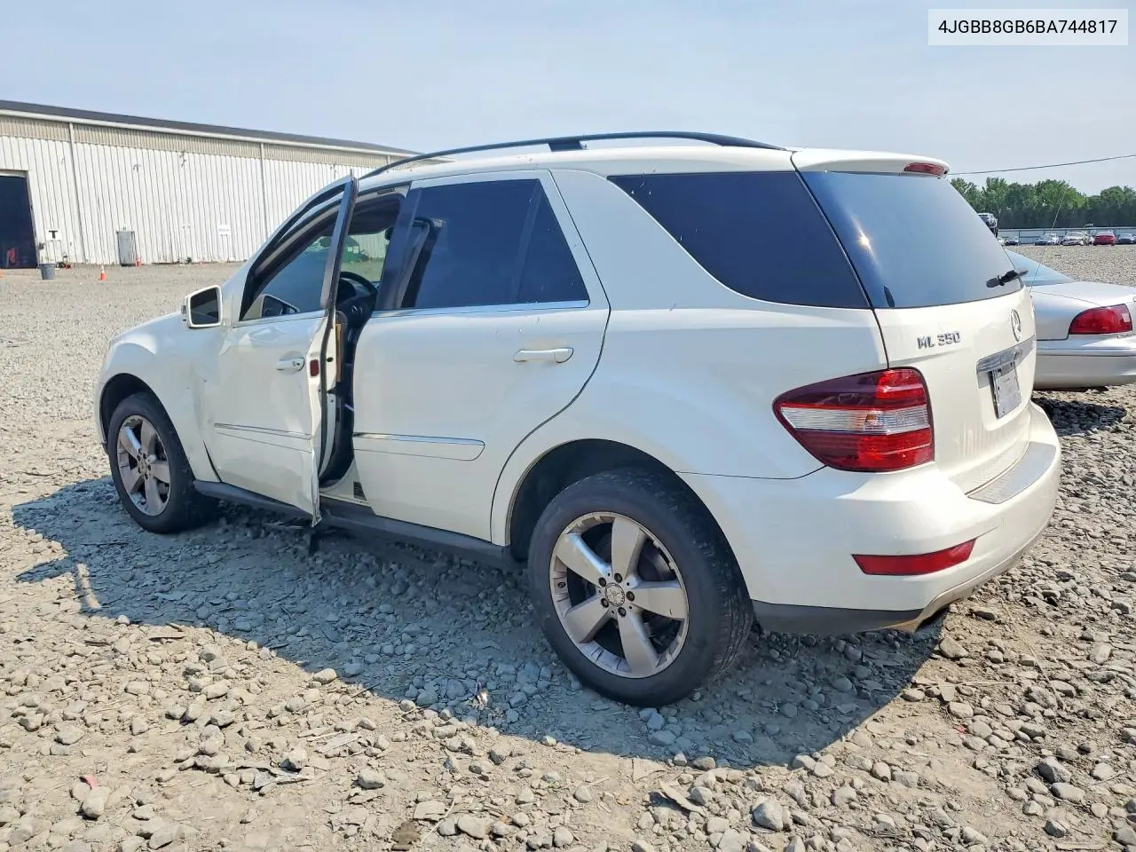 2011 Mercedes-Benz Ml 350 4Matic VIN: 4JGBB8GB6BA744817 Lot: 60934246