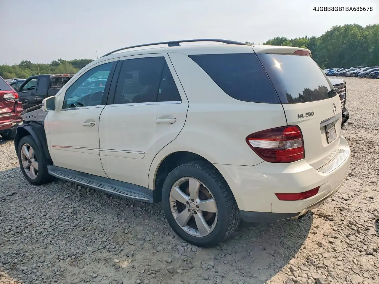 2011 Mercedes-Benz Ml 350 4Matic VIN: 4JGBB8GB1BA686678 Lot: 60986396