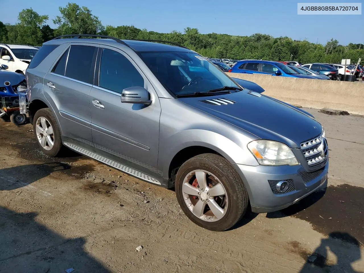 2011 Mercedes-Benz Ml 350 4Matic VIN: 4JGBB8GB5BA720704 Lot: 61024026