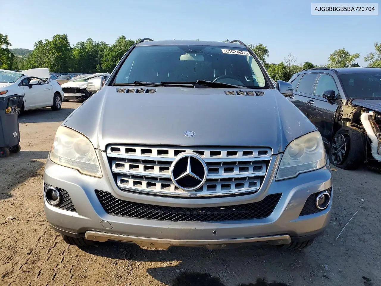 2011 Mercedes-Benz Ml 350 4Matic VIN: 4JGBB8GB5BA720704 Lot: 61024026