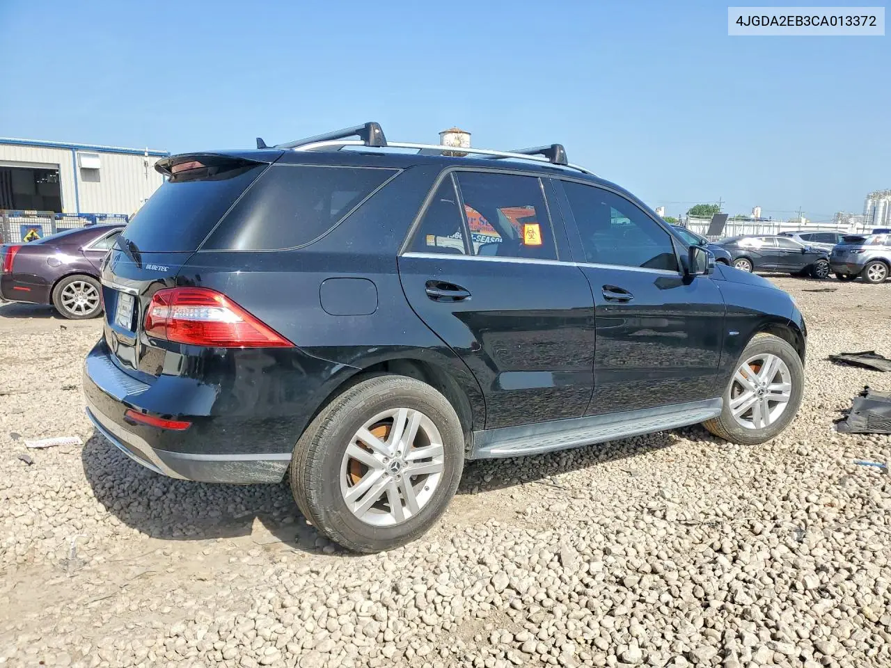 2012 Mercedes-Benz Ml 350 Bluetec VIN: 4JGDA2EB3CA013372 Lot: 56196336