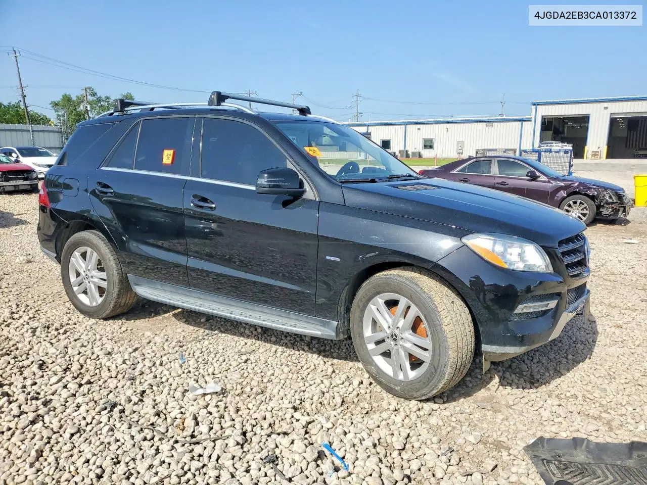 2012 Mercedes-Benz Ml 350 Bluetec VIN: 4JGDA2EB3CA013372 Lot: 56196336