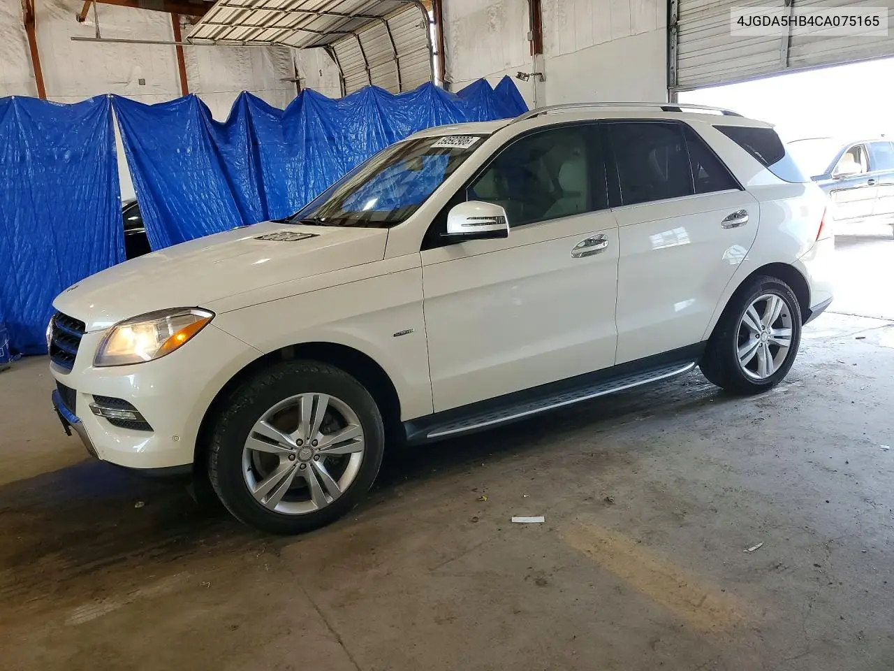 2012 Mercedes-Benz Ml 350 4Matic VIN: 4JGDA5HB4CA075165 Lot: 59592906