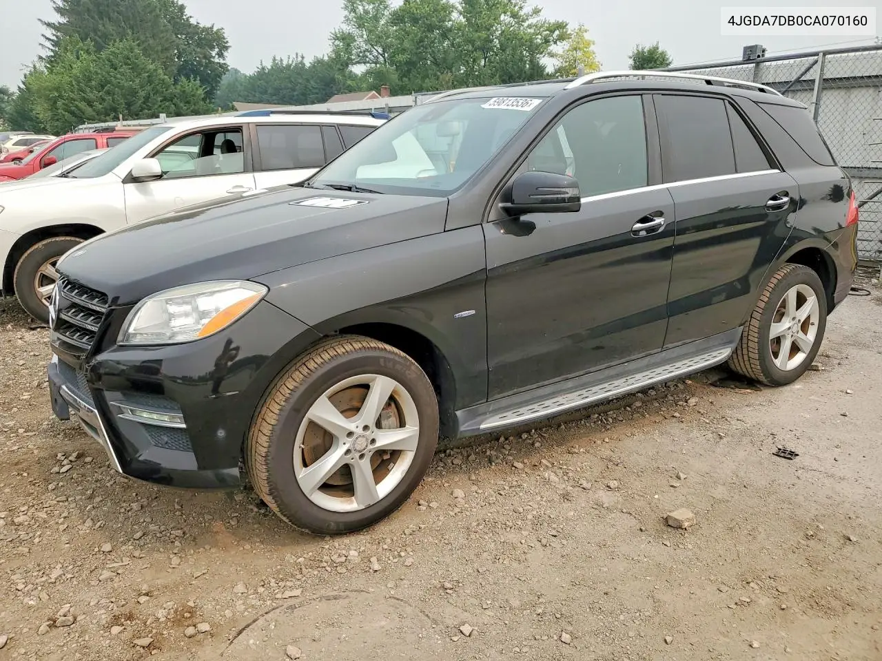 2012 Mercedes-Benz Ml 550 4Matic VIN: 4JGDA7DB0CA070160 Lot: 59813536