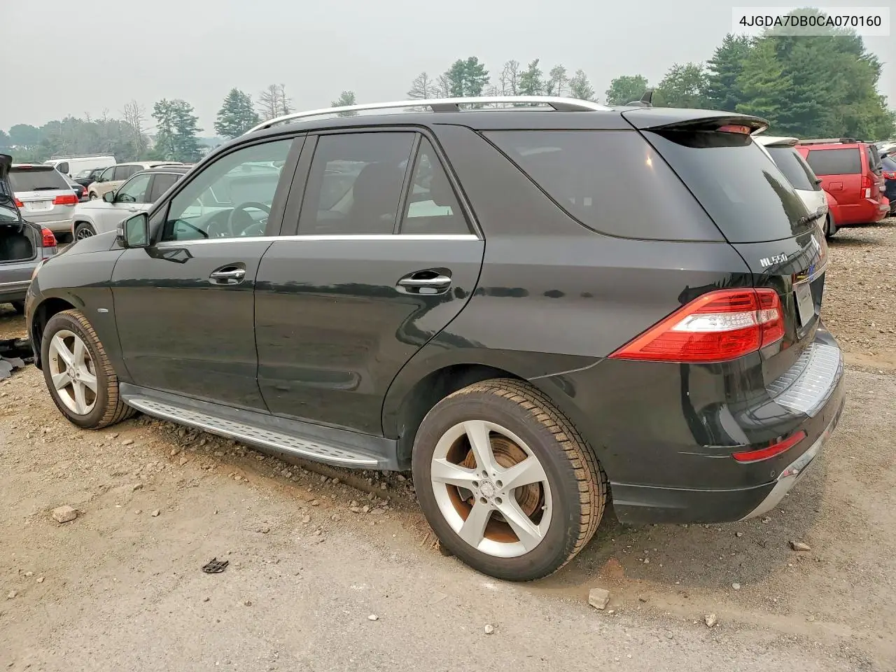 2012 Mercedes-Benz Ml 550 4Matic VIN: 4JGDA7DB0CA070160 Lot: 59813536