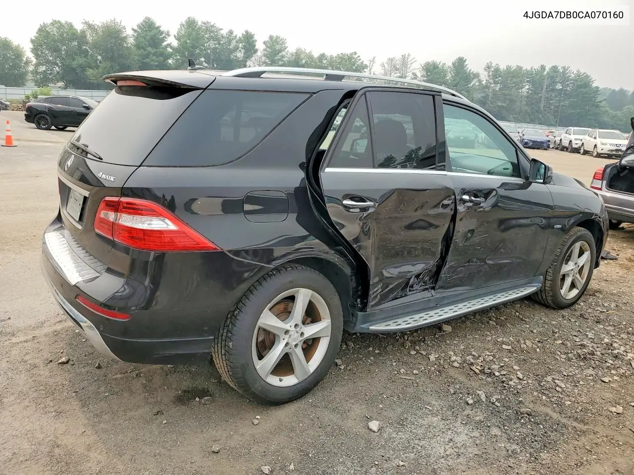 2012 Mercedes-Benz Ml 550 4Matic VIN: 4JGDA7DB0CA070160 Lot: 59813536