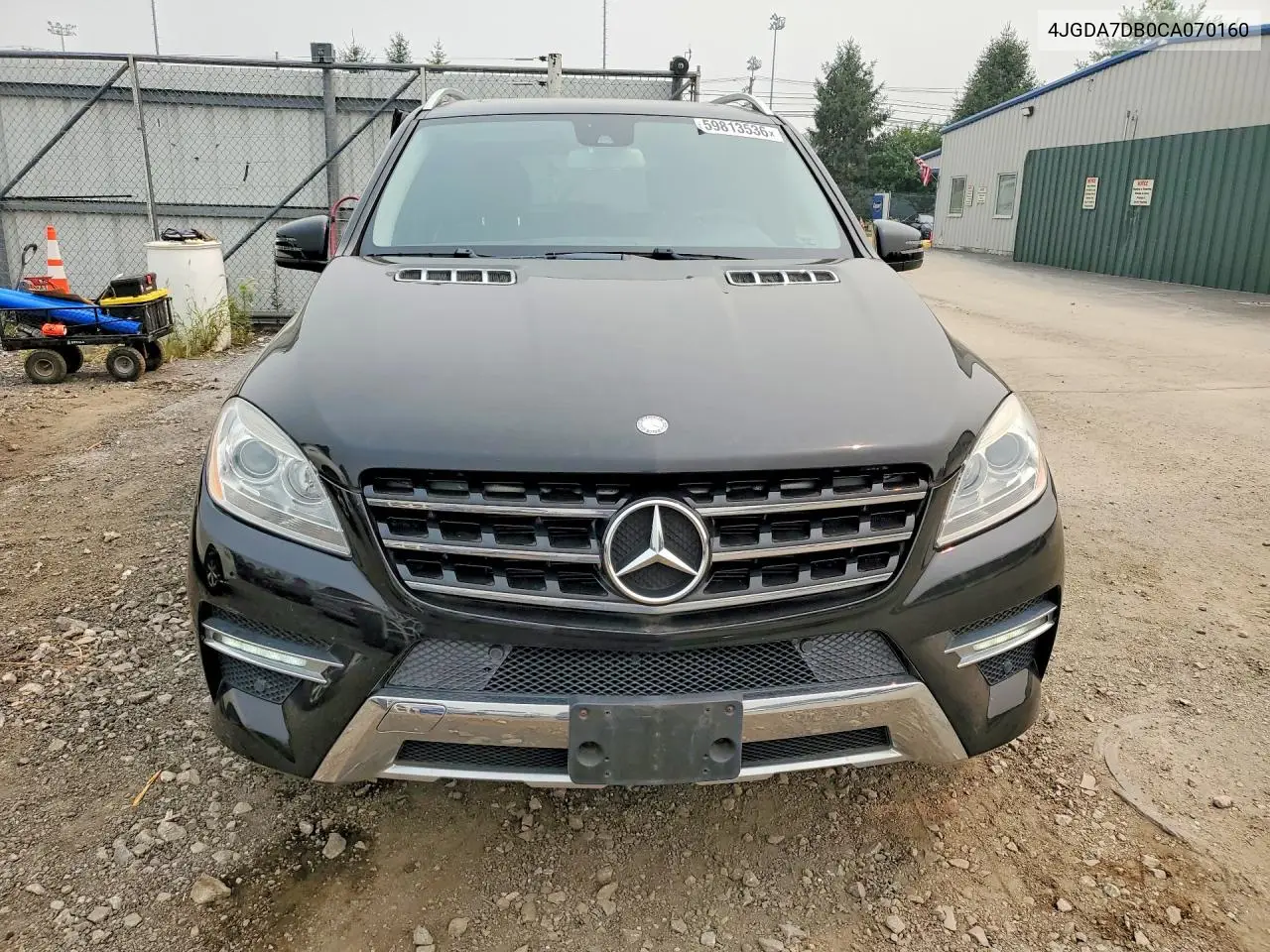 2012 Mercedes-Benz Ml 550 4Matic VIN: 4JGDA7DB0CA070160 Lot: 59813536