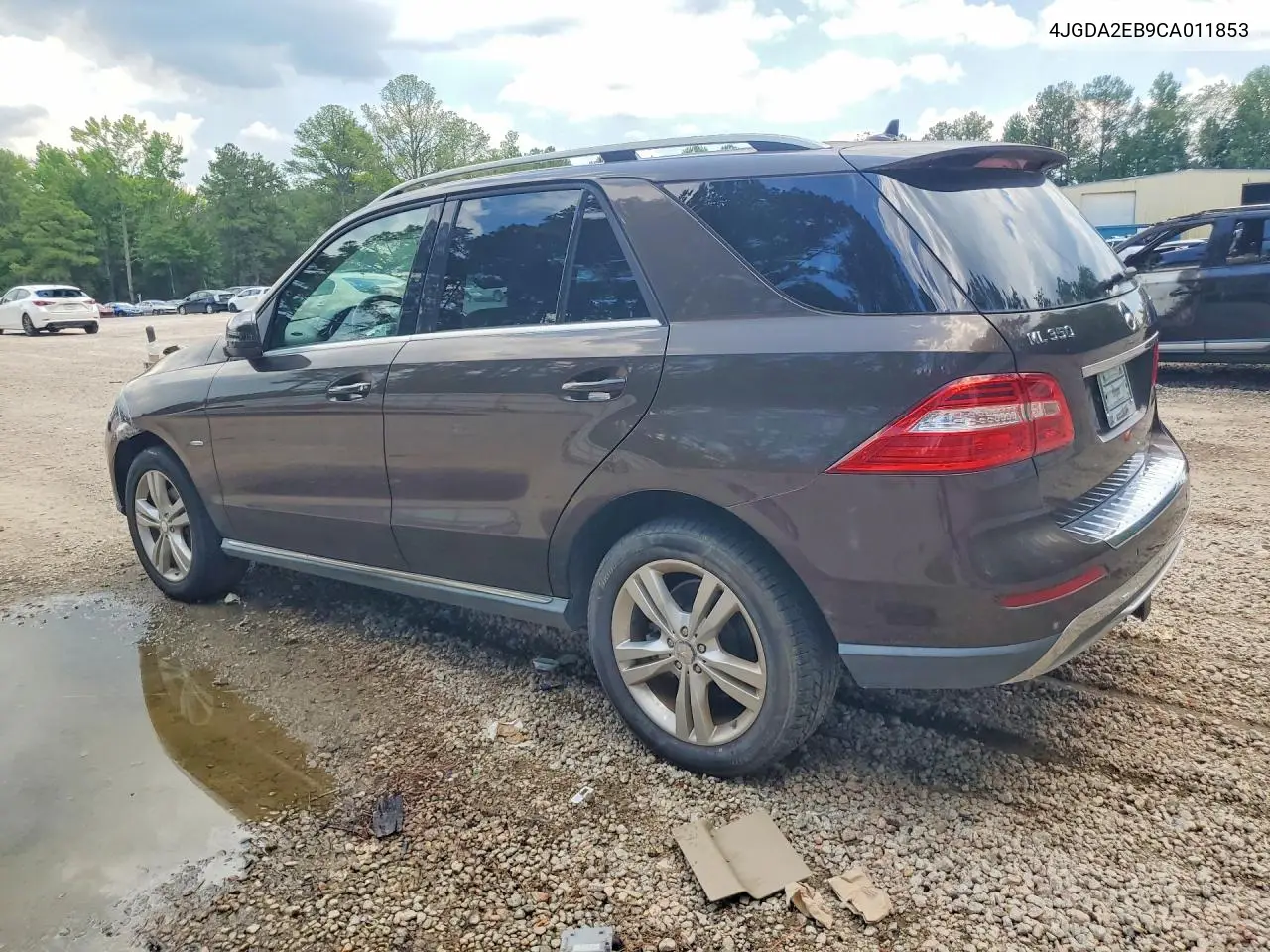 2012 Mercedes-Benz Ml 350 Bluetec VIN: 4JGDA2EB9CA011853 Lot: 59920296
