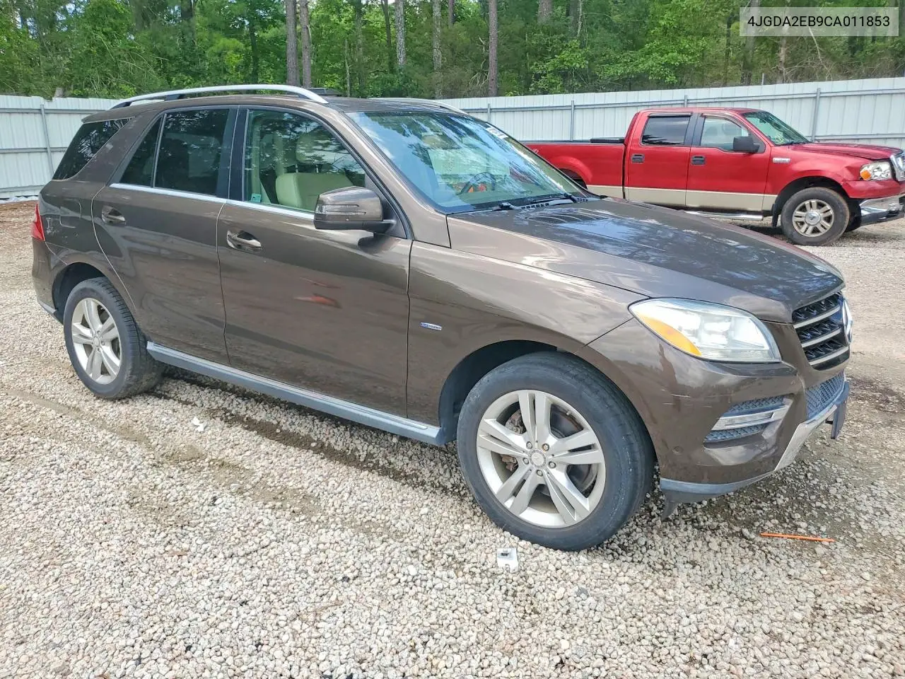 2012 Mercedes-Benz Ml 350 Bluetec VIN: 4JGDA2EB9CA011853 Lot: 59920296