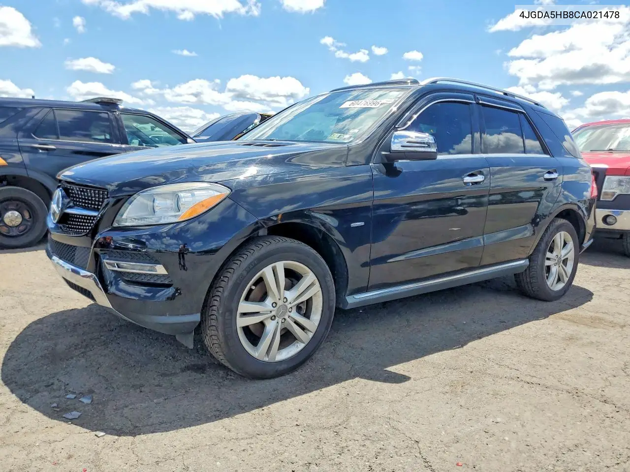 2012 Mercedes-Benz Ml 350 4Matic VIN: 4JGDA5HB8CA021478 Lot: 60476996