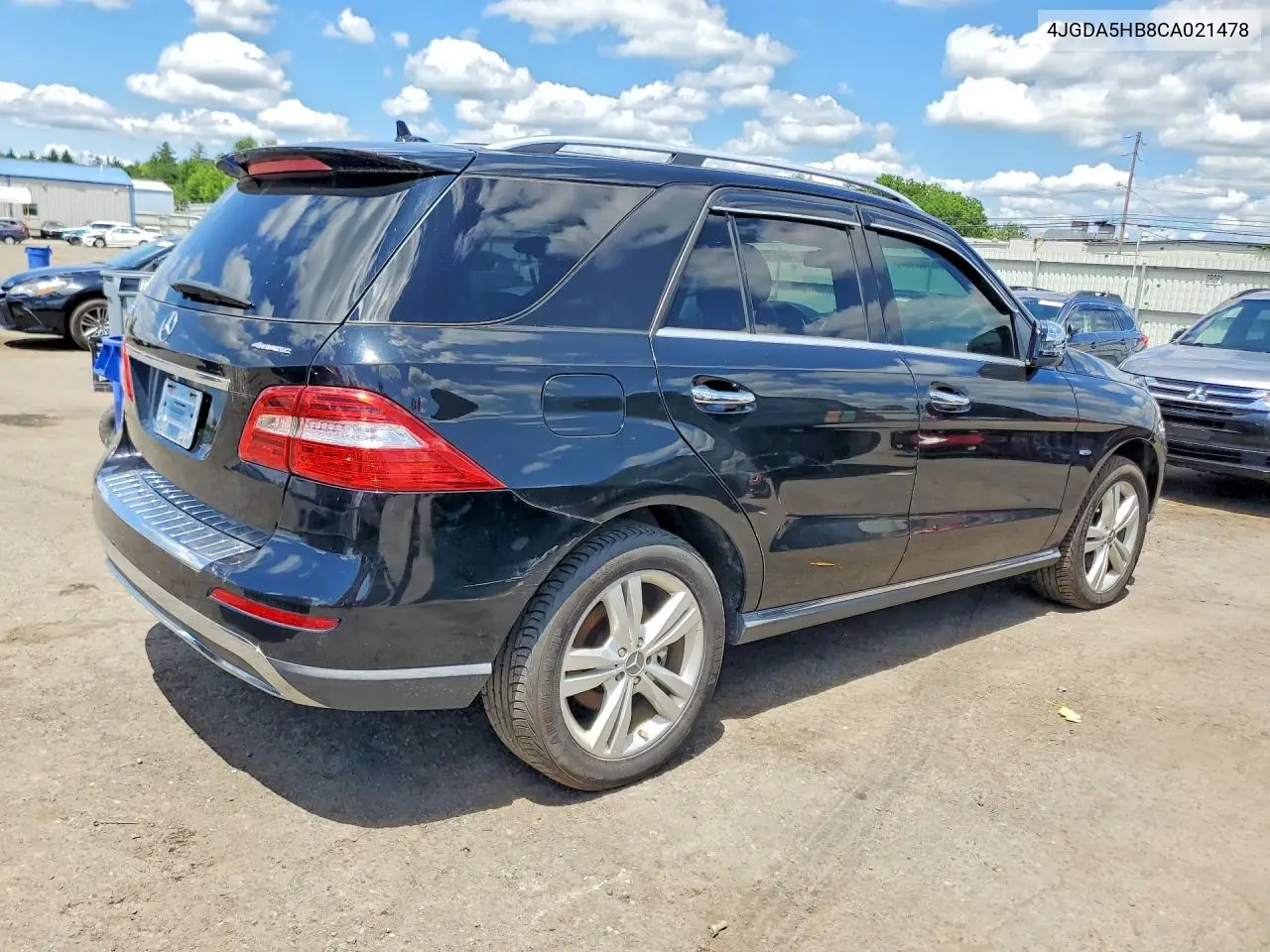 2012 Mercedes-Benz Ml 350 4Matic VIN: 4JGDA5HB8CA021478 Lot: 60476996
