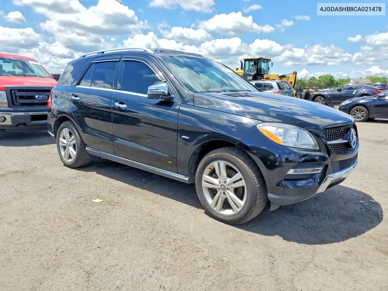 2012 Mercedes-Benz Ml 350 4Matic VIN: 4JGDA5HB8CA021478 Lot: 60476996