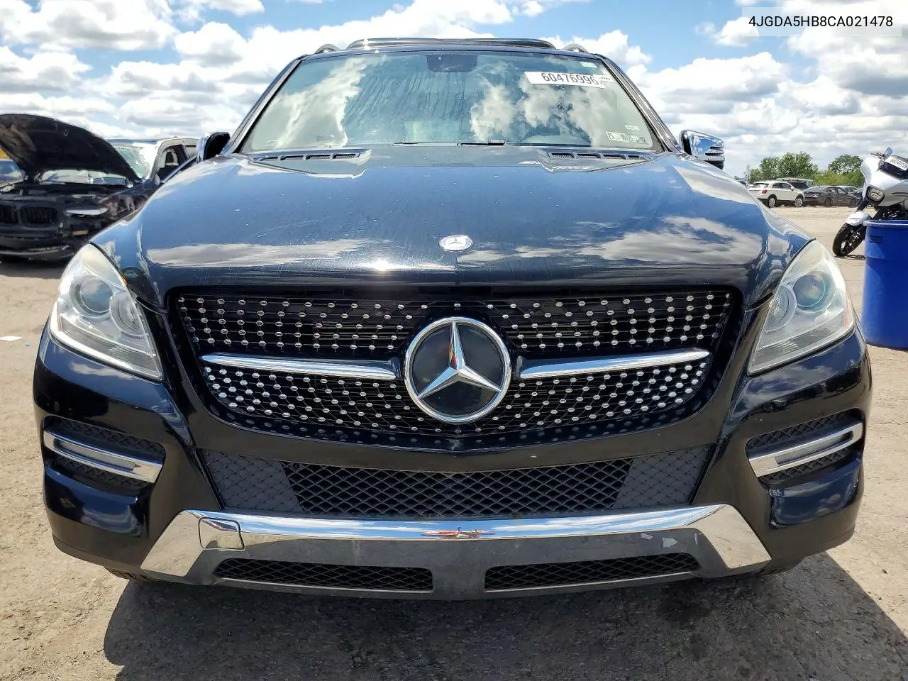 2012 Mercedes-Benz Ml 350 4Matic VIN: 4JGDA5HB8CA021478 Lot: 60476996