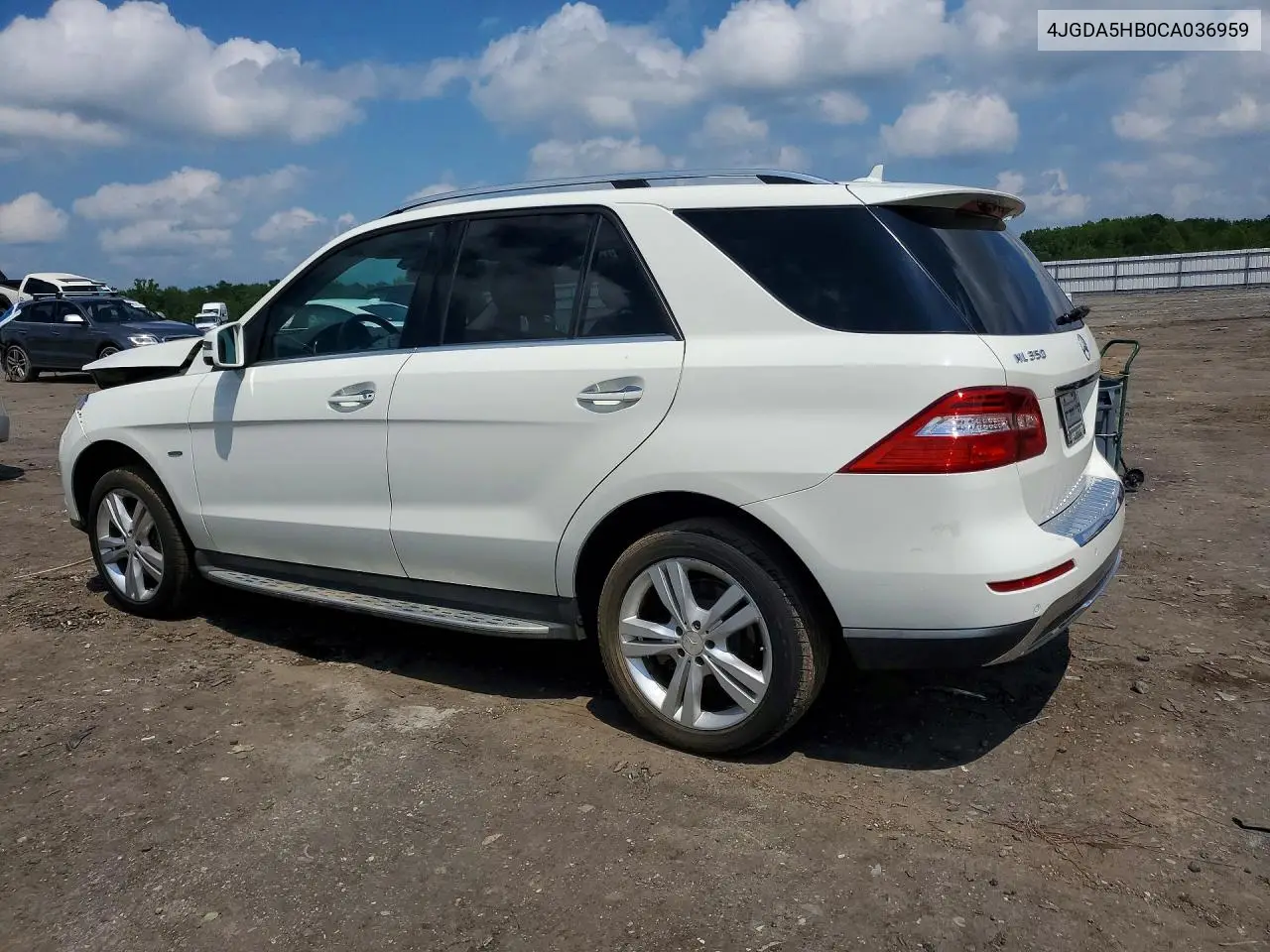 2012 Mercedes-Benz Ml 350 4Matic VIN: 4JGDA5HB0CA036959 Lot: 60554926
