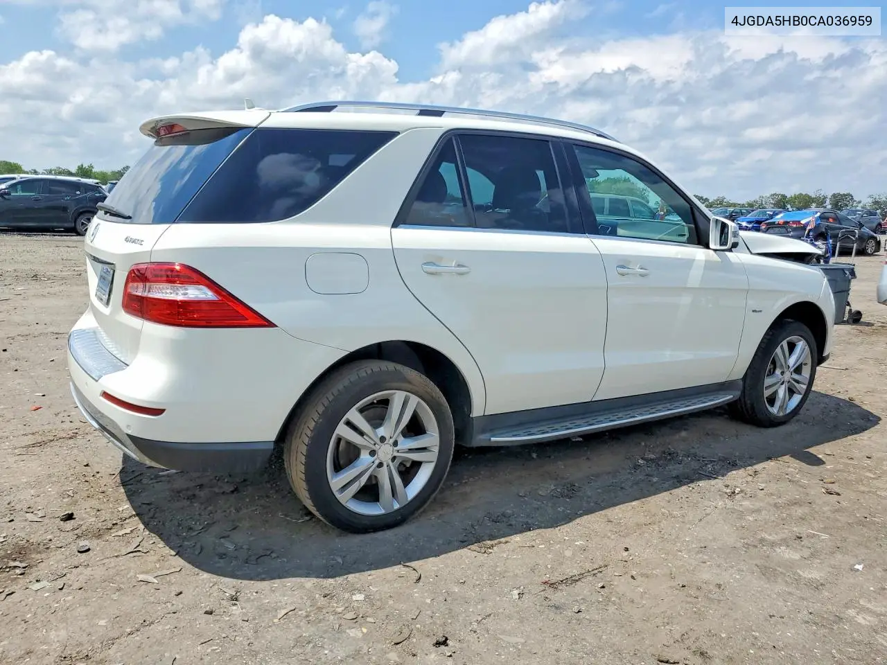 2012 Mercedes-Benz Ml 350 4Matic VIN: 4JGDA5HB0CA036959 Lot: 60554926