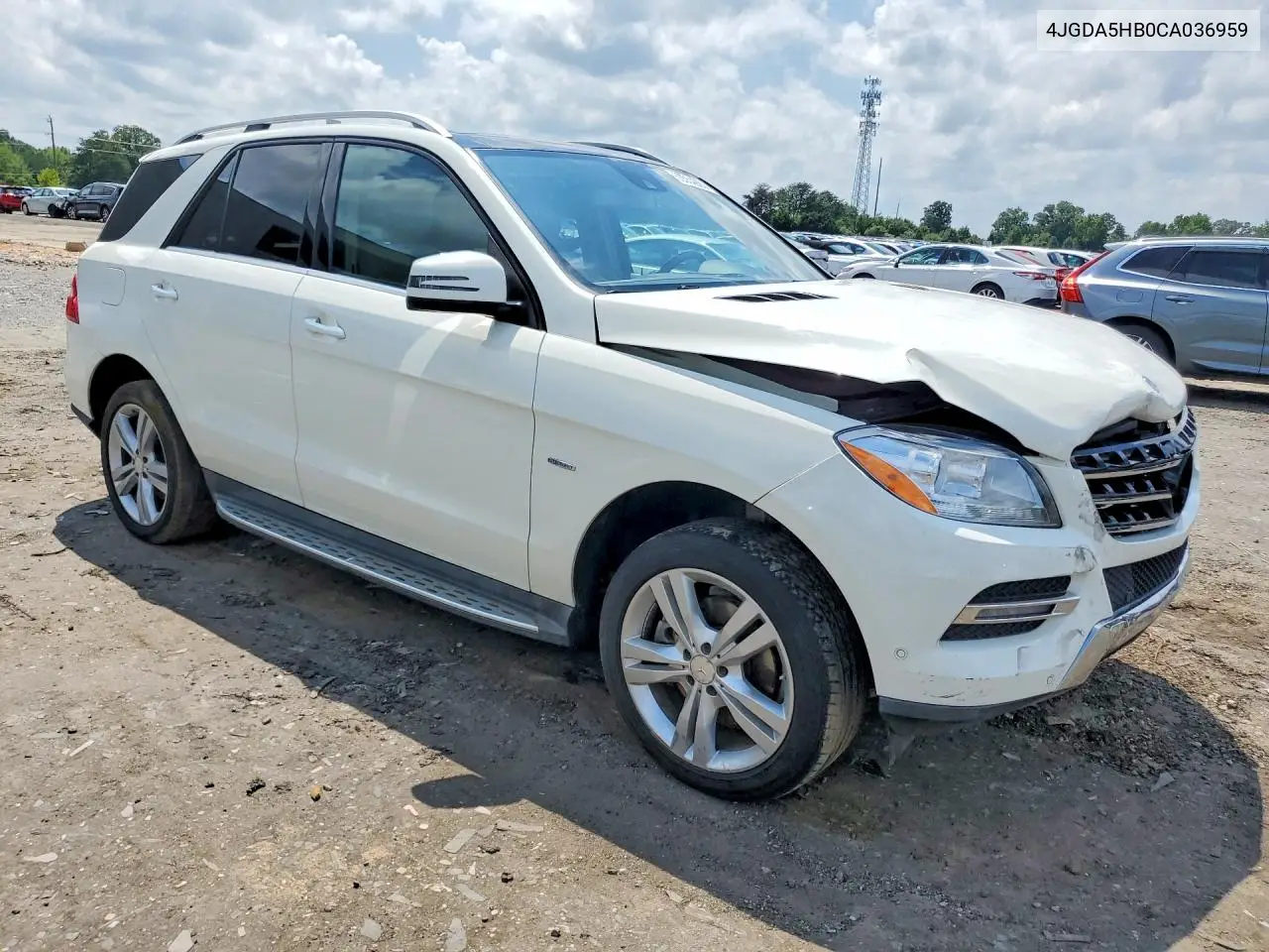 2012 Mercedes-Benz Ml 350 4Matic VIN: 4JGDA5HB0CA036959 Lot: 60554926