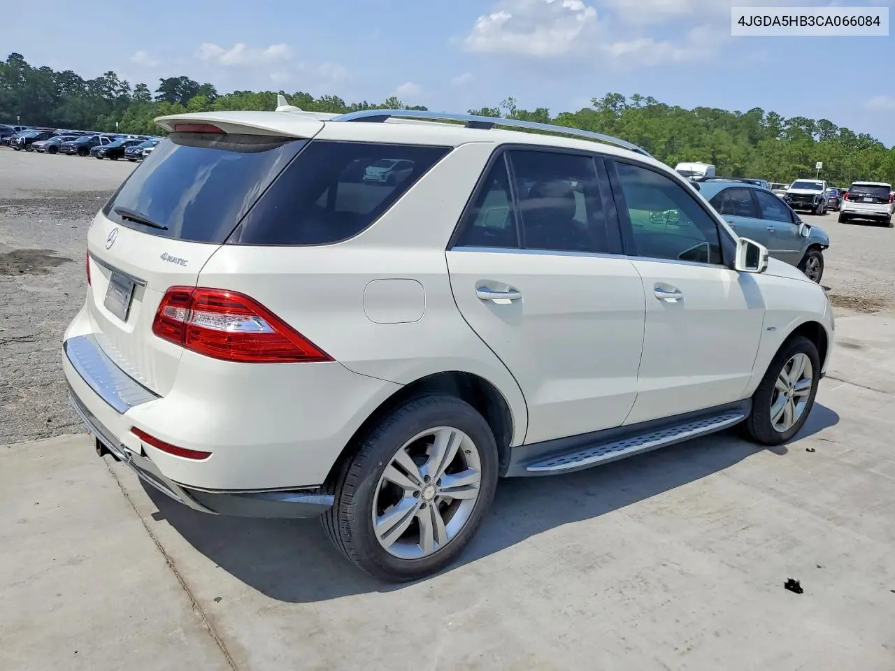 2012 Mercedes-Benz Ml 350 4Matic VIN: 4JGDA5HB3CA066084 Lot: 60781956