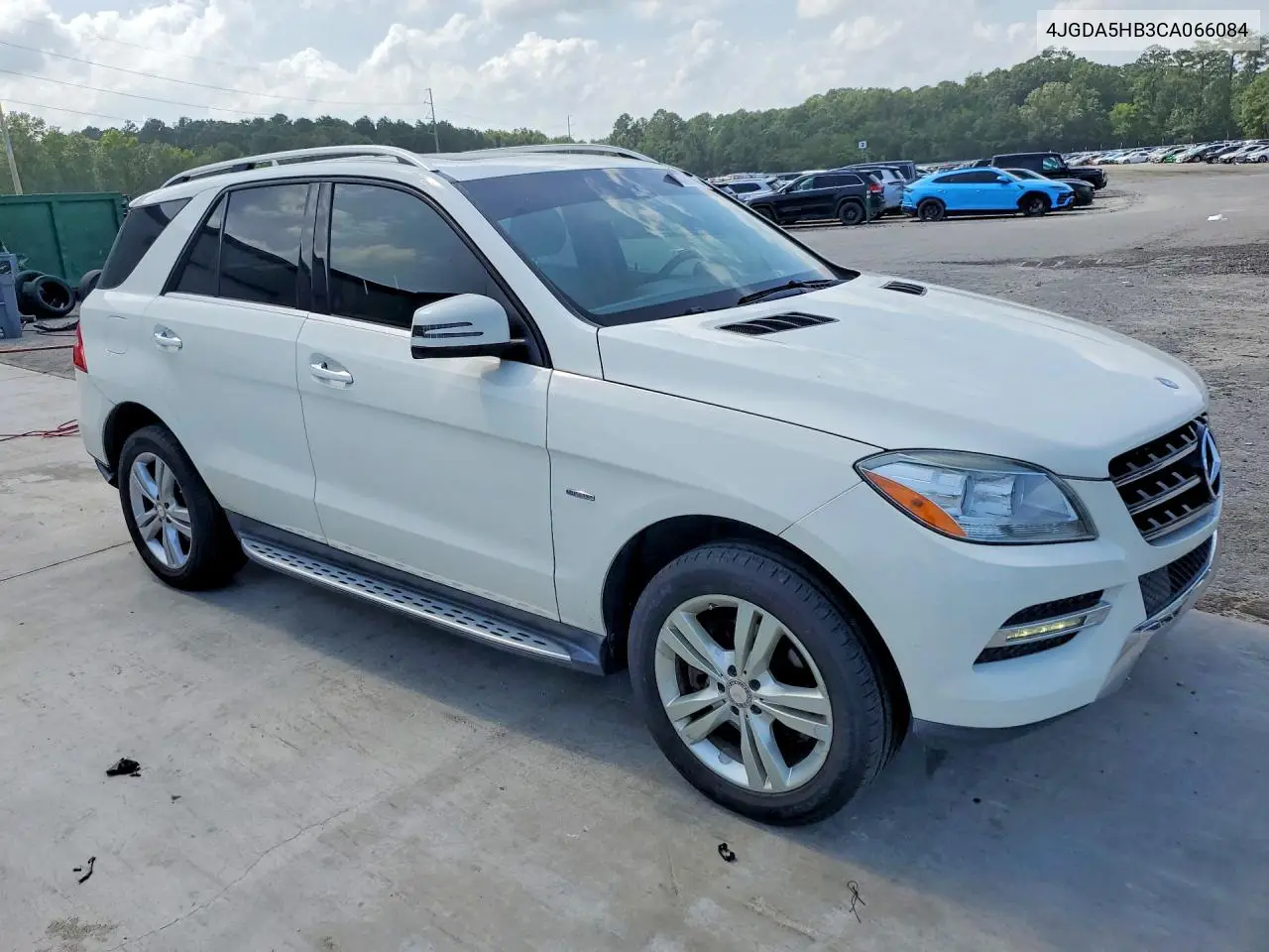 2012 Mercedes-Benz Ml 350 4Matic VIN: 4JGDA5HB3CA066084 Lot: 60781956