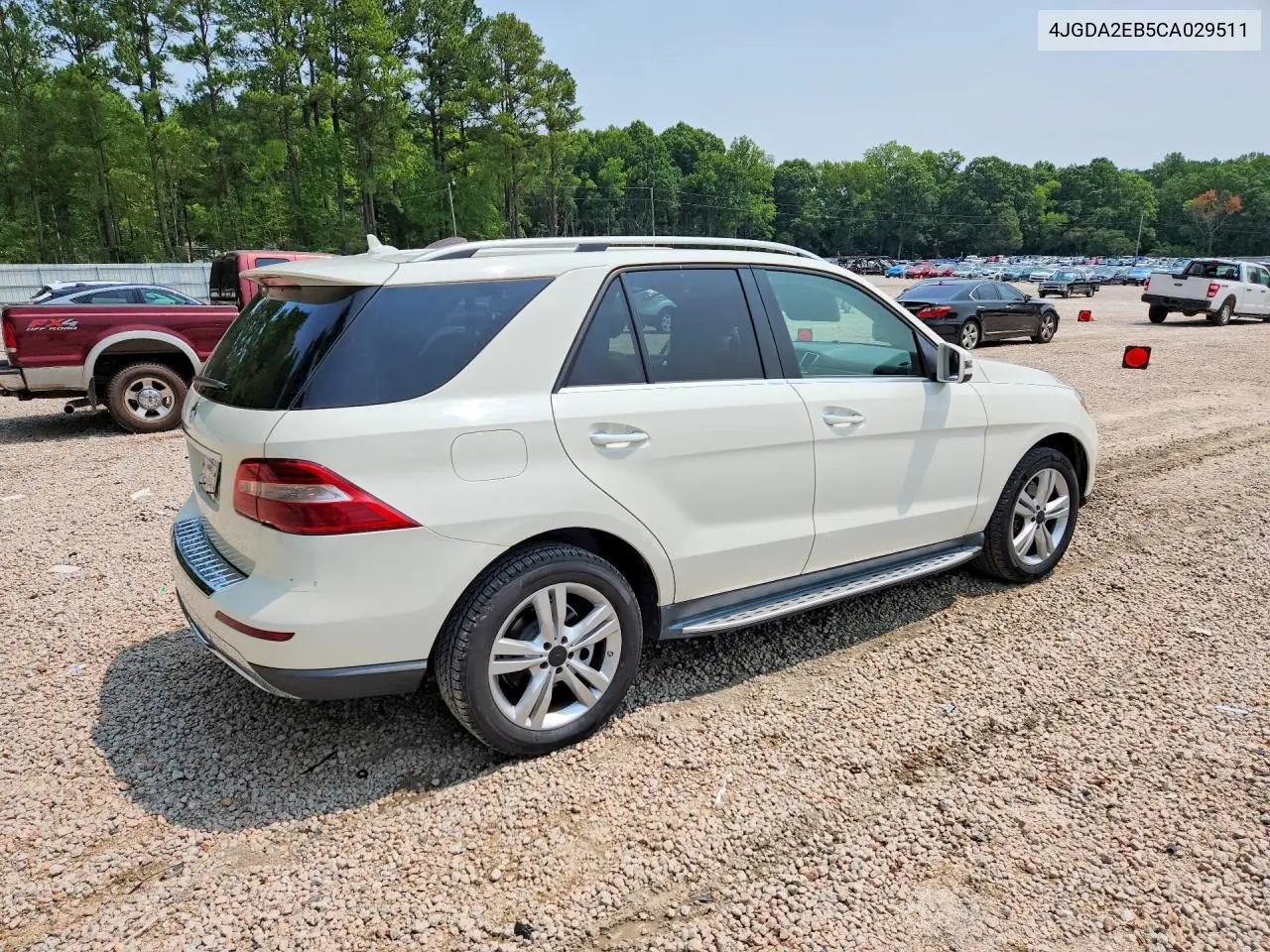 2012 Mercedes-Benz Ml 350 Bluetec VIN: 4JGDA2EB5CA029511 Lot: 61059616
