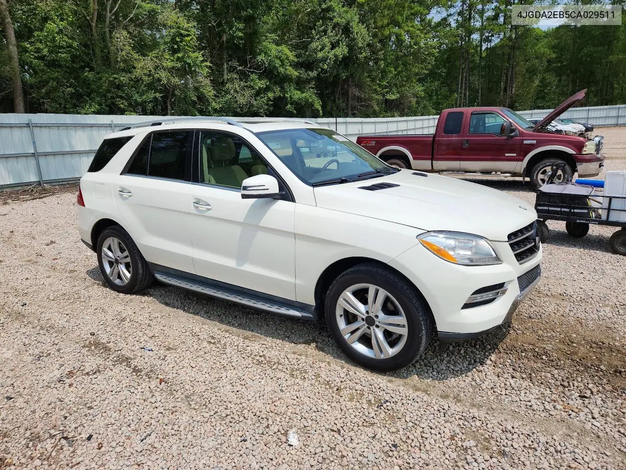 2012 Mercedes-Benz Ml 350 Bluetec VIN: 4JGDA2EB5CA029511 Lot: 61059616