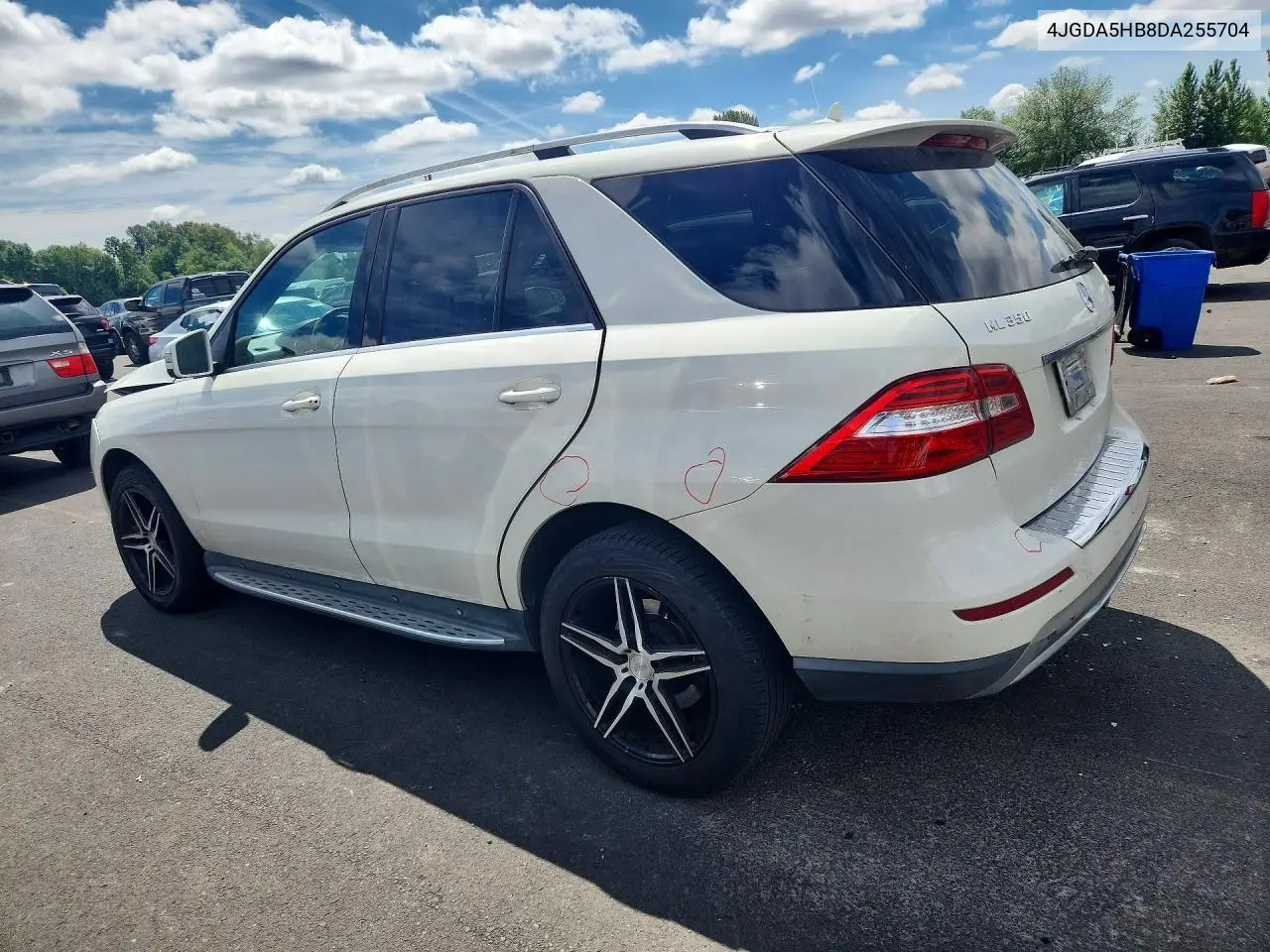 2013 Mercedes-Benz Ml 350 4Matic VIN: 4JGDA5HB8DA255704 Lot: 59298686