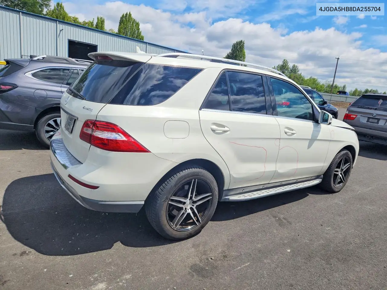 2013 Mercedes-Benz Ml 350 4Matic VIN: 4JGDA5HB8DA255704 Lot: 59298686