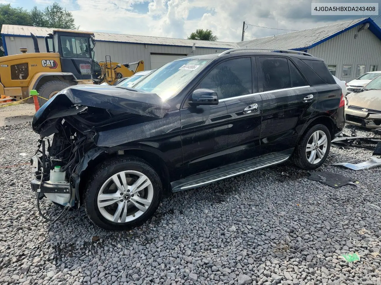 2013 Mercedes-Benz Ml 350 4Matic VIN: 4JGDA5HBXDA243408 Lot: 59744986