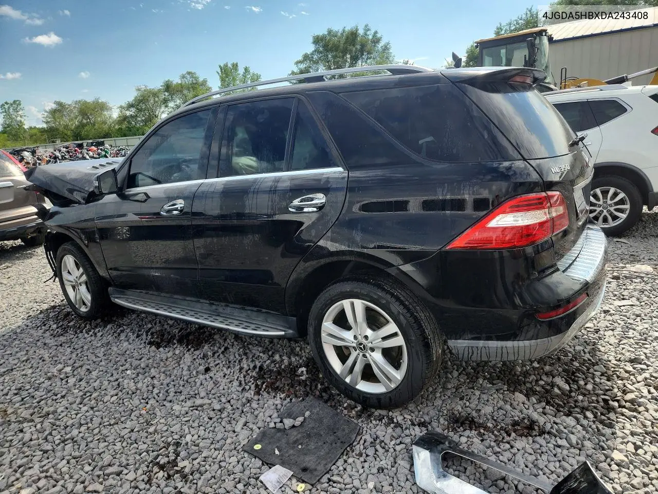 2013 Mercedes-Benz Ml 350 4Matic VIN: 4JGDA5HBXDA243408 Lot: 59744986