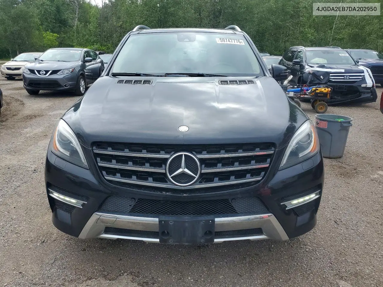 2013 Mercedes-Benz Ml 350 Bluetec VIN: 4JGDA2EB7DA202950 Lot: 59747776