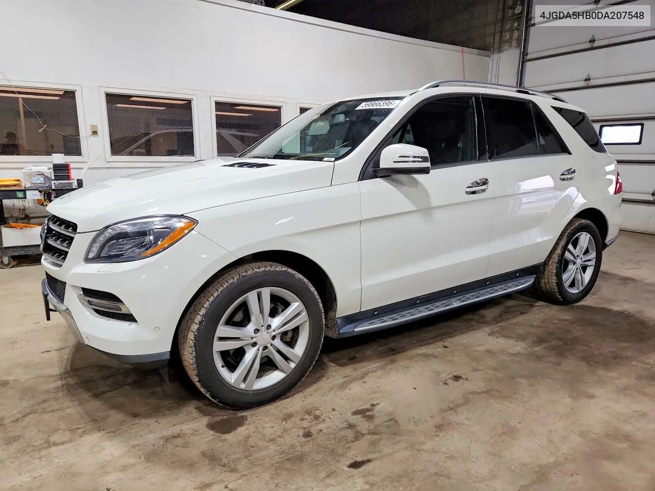 2013 Mercedes-Benz Ml 350 4Matic VIN: 4JGDA5HB0DA207548 Lot: 59866396