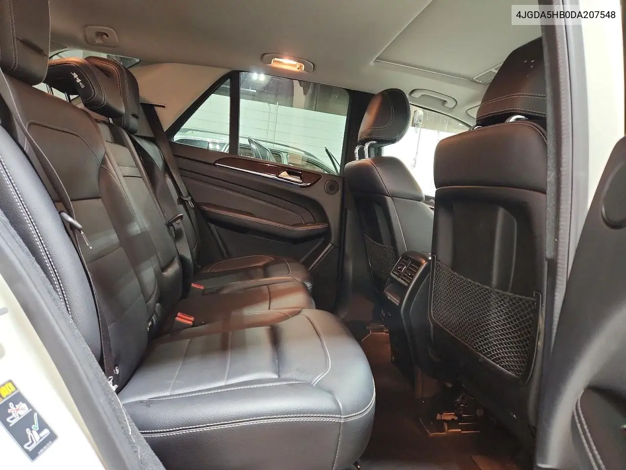 2013 Mercedes-Benz Ml 350 4Matic VIN: 4JGDA5HB0DA207548 Lot: 59866396