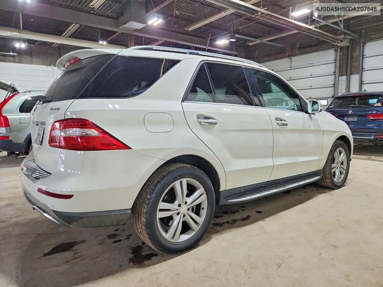 2013 Mercedes-Benz Ml 350 4Matic VIN: 4JGDA5HB0DA207548 Lot: 59866396