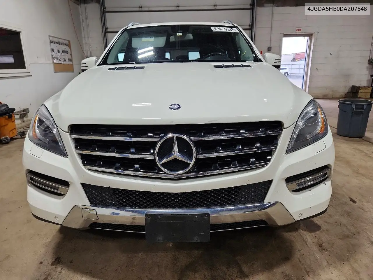 2013 Mercedes-Benz Ml 350 4Matic VIN: 4JGDA5HB0DA207548 Lot: 59866396