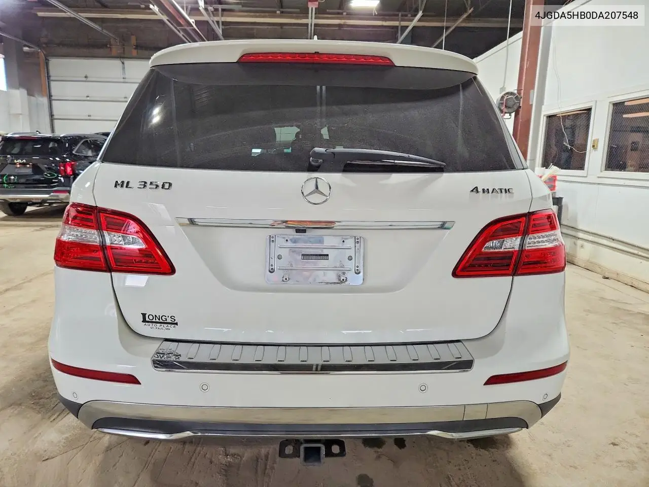 2013 Mercedes-Benz Ml 350 4Matic VIN: 4JGDA5HB0DA207548 Lot: 59866396